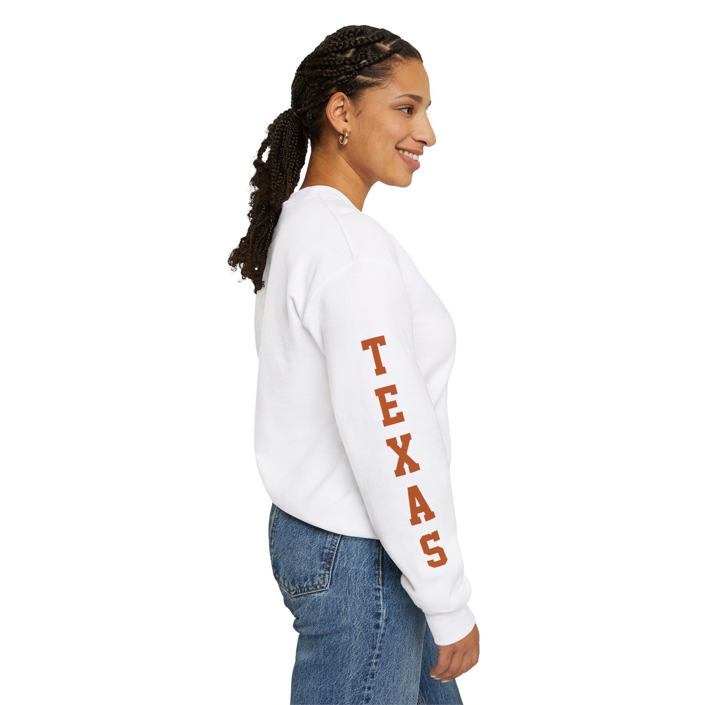 Sleeves Crewneck Sweatshirt