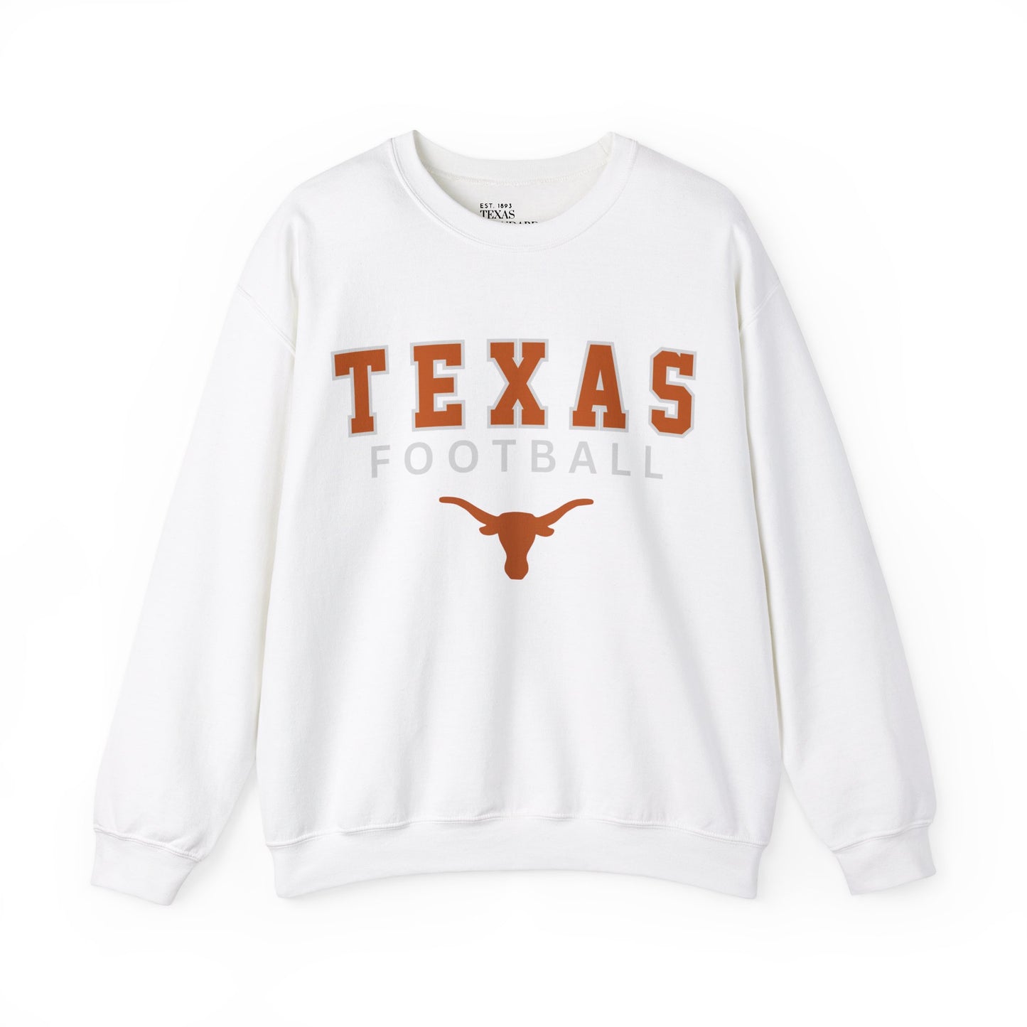 Texas Football Horns Crewneck Sweatshirt