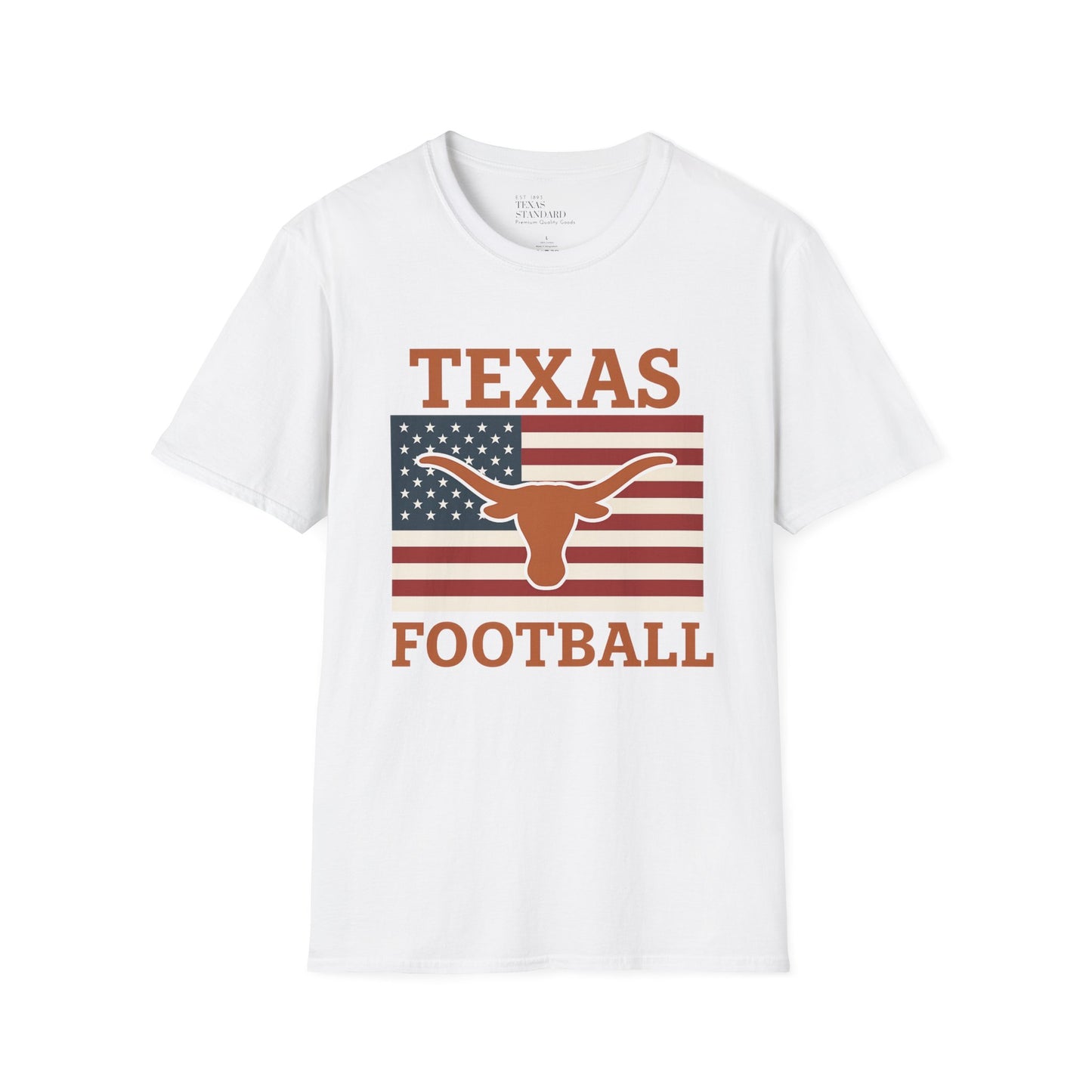 Texas Football Patriot Unisex Softstyle T-Shirt