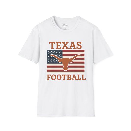 Texas Football Patriot Unisex Softstyle T-Shirt