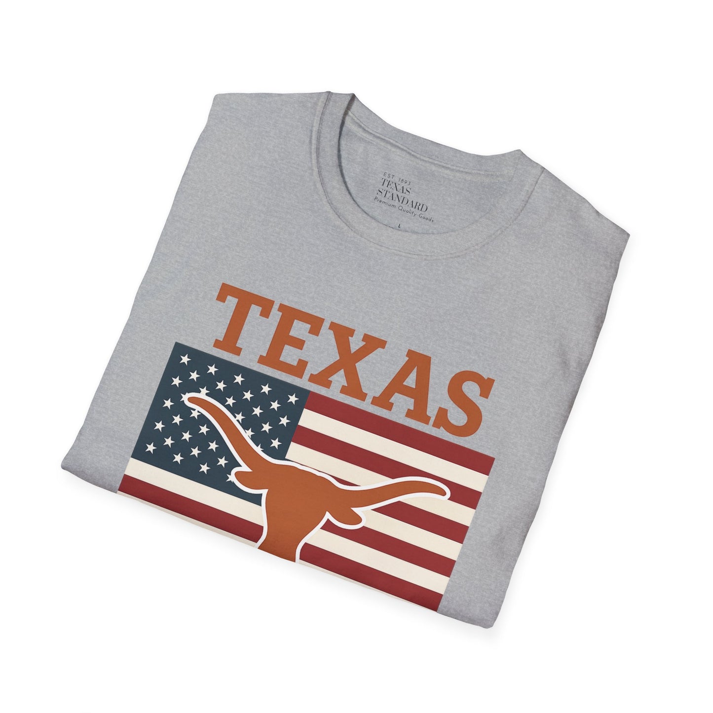 Texas Football Patriot Unisex Softstyle T-Shirt