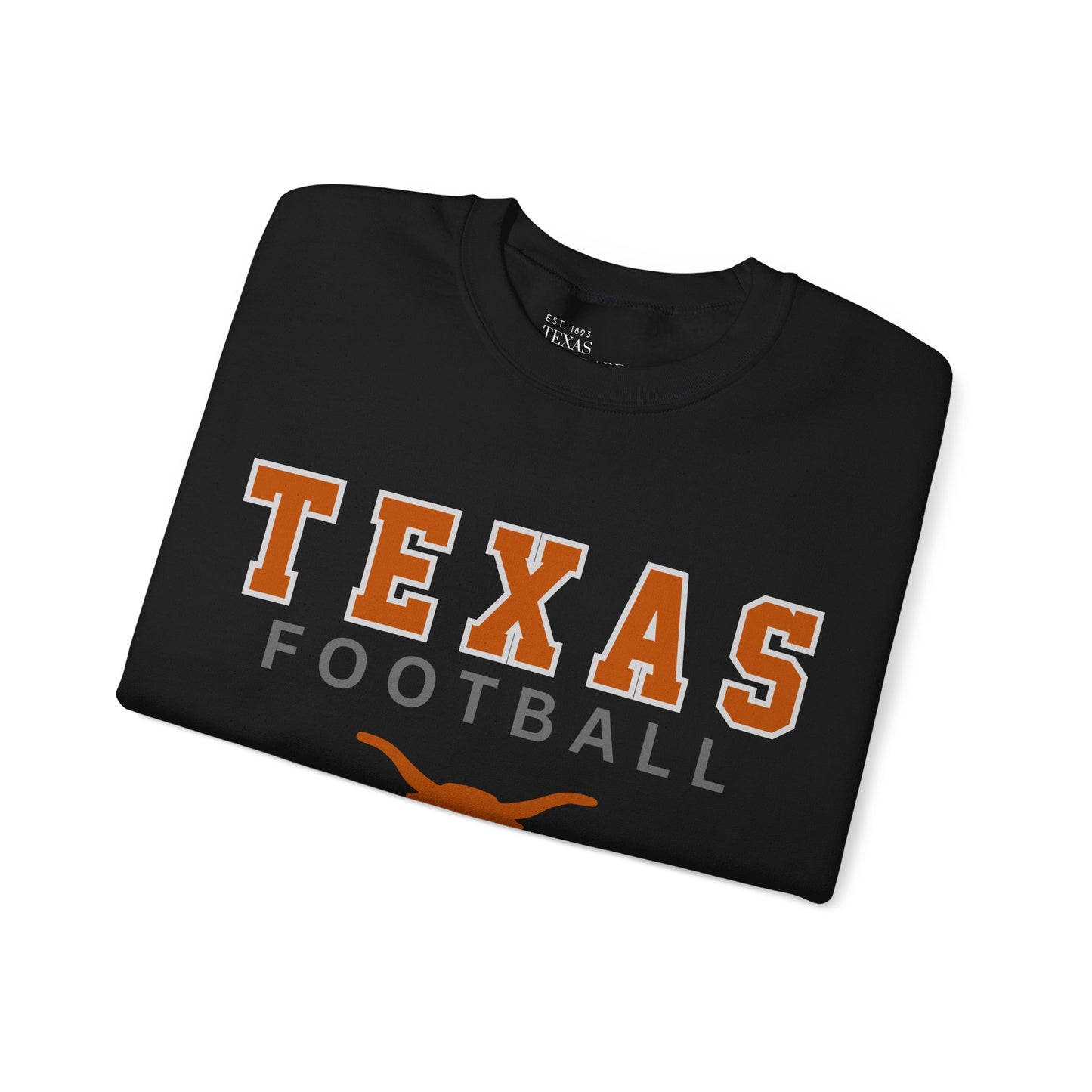 Texas Football Horns Crewneck Sweatshirt