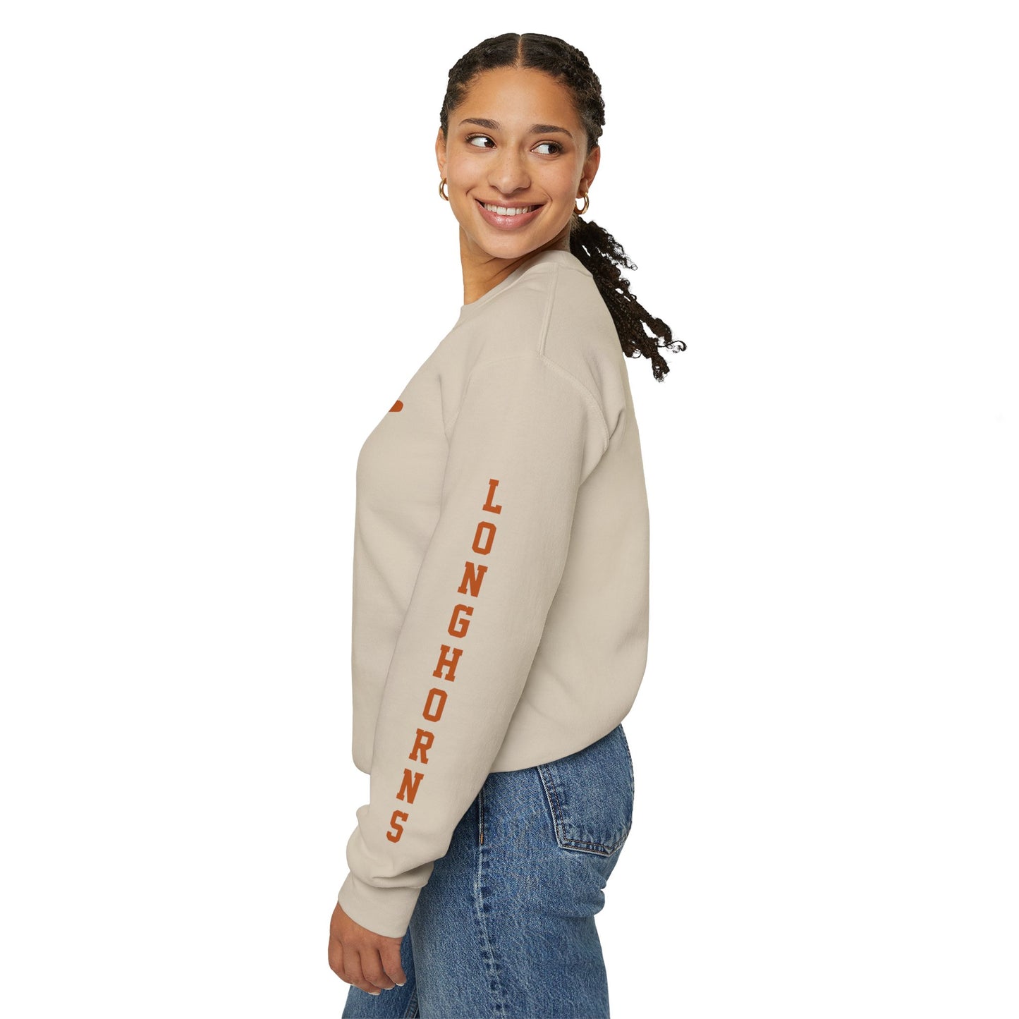 Sleeves Crewneck Sweatshirt