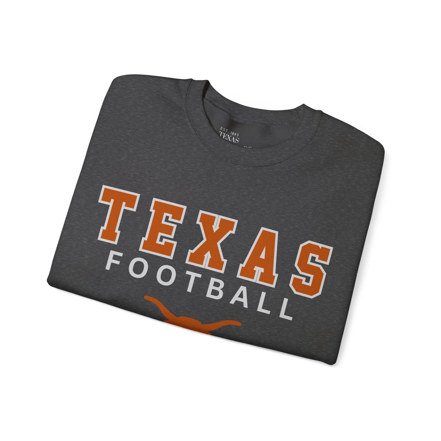 Texas Football Horns Crewneck Sweatshirt