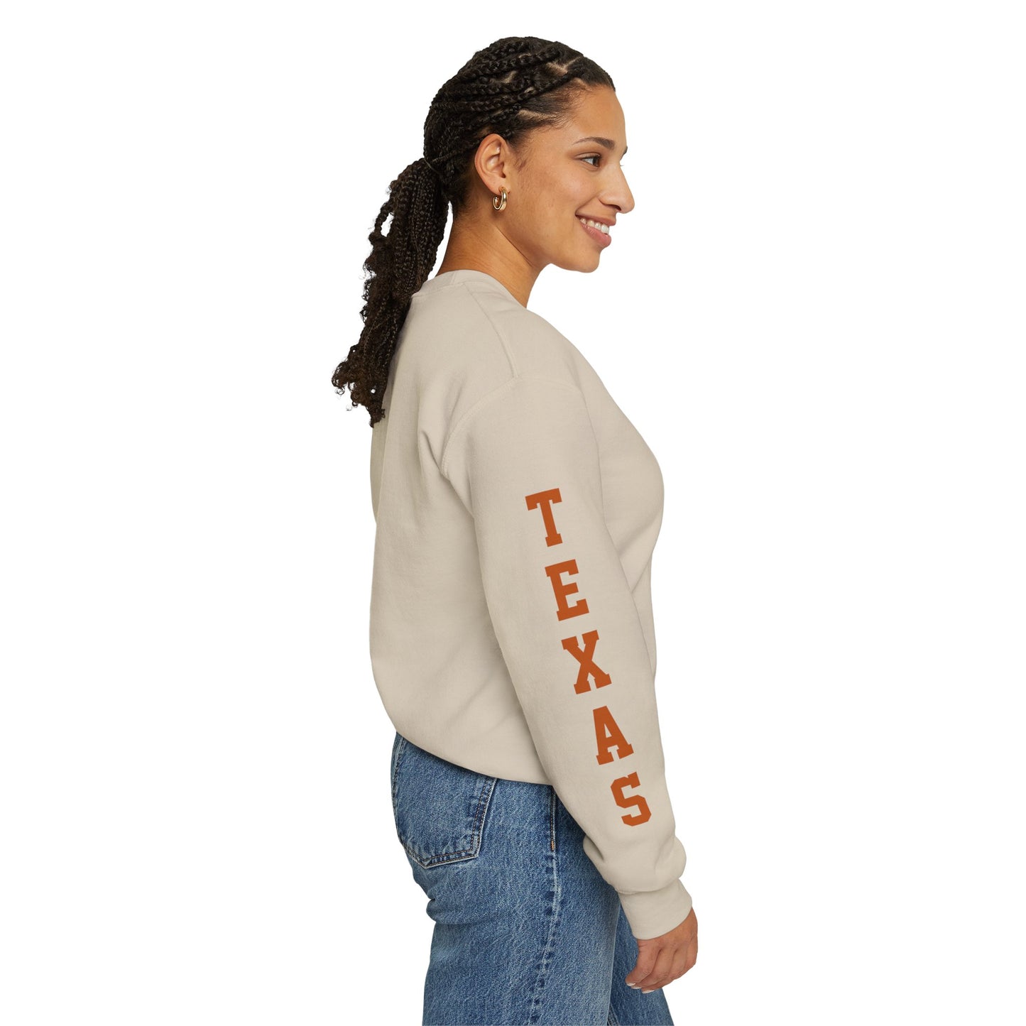 Sleeves Crewneck Sweatshirt