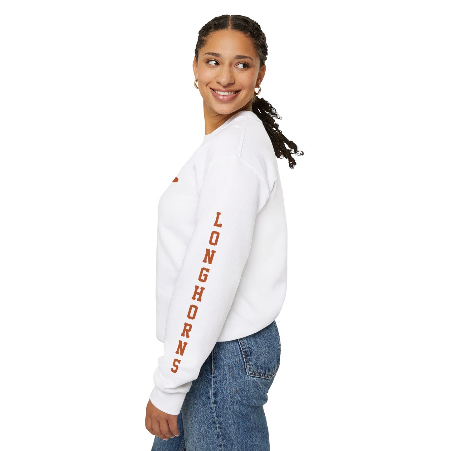 Sleeves Crewneck Sweatshirt