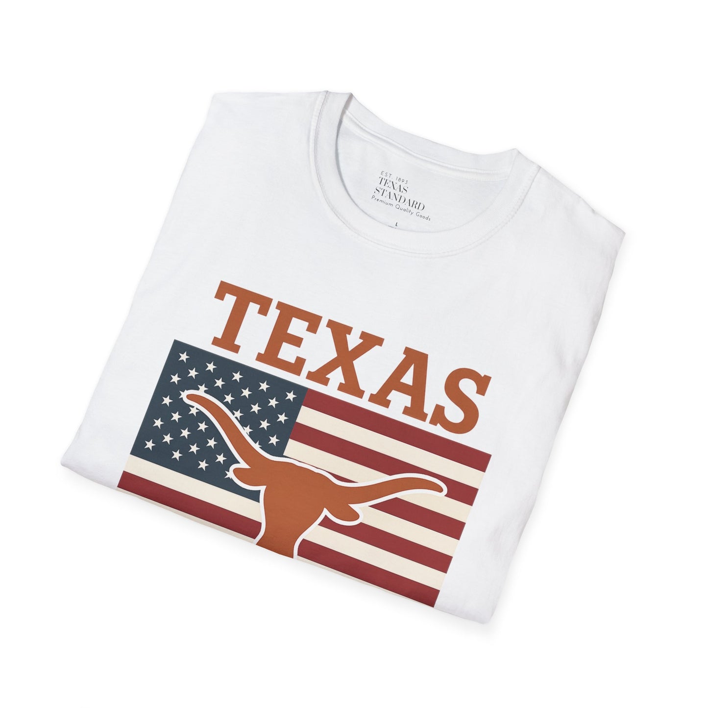 Texas Football Patriot Unisex Softstyle T-Shirt