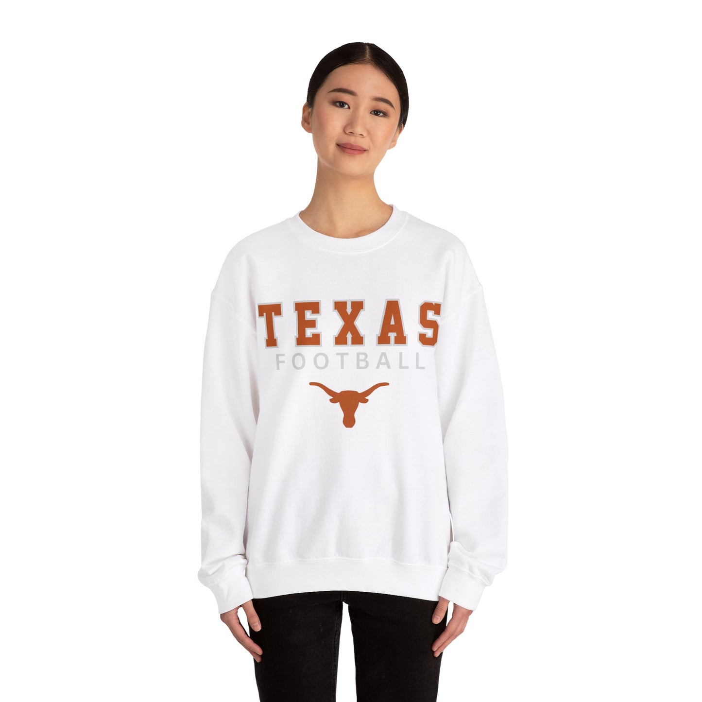 Texas Football Horns Crewneck Sweatshirt