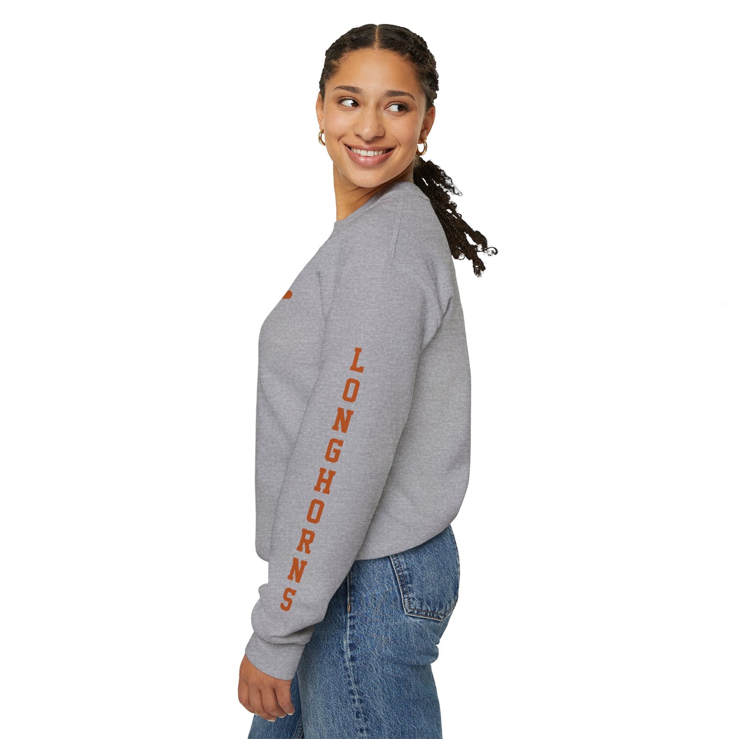 Sleeves Crewneck Sweatshirt