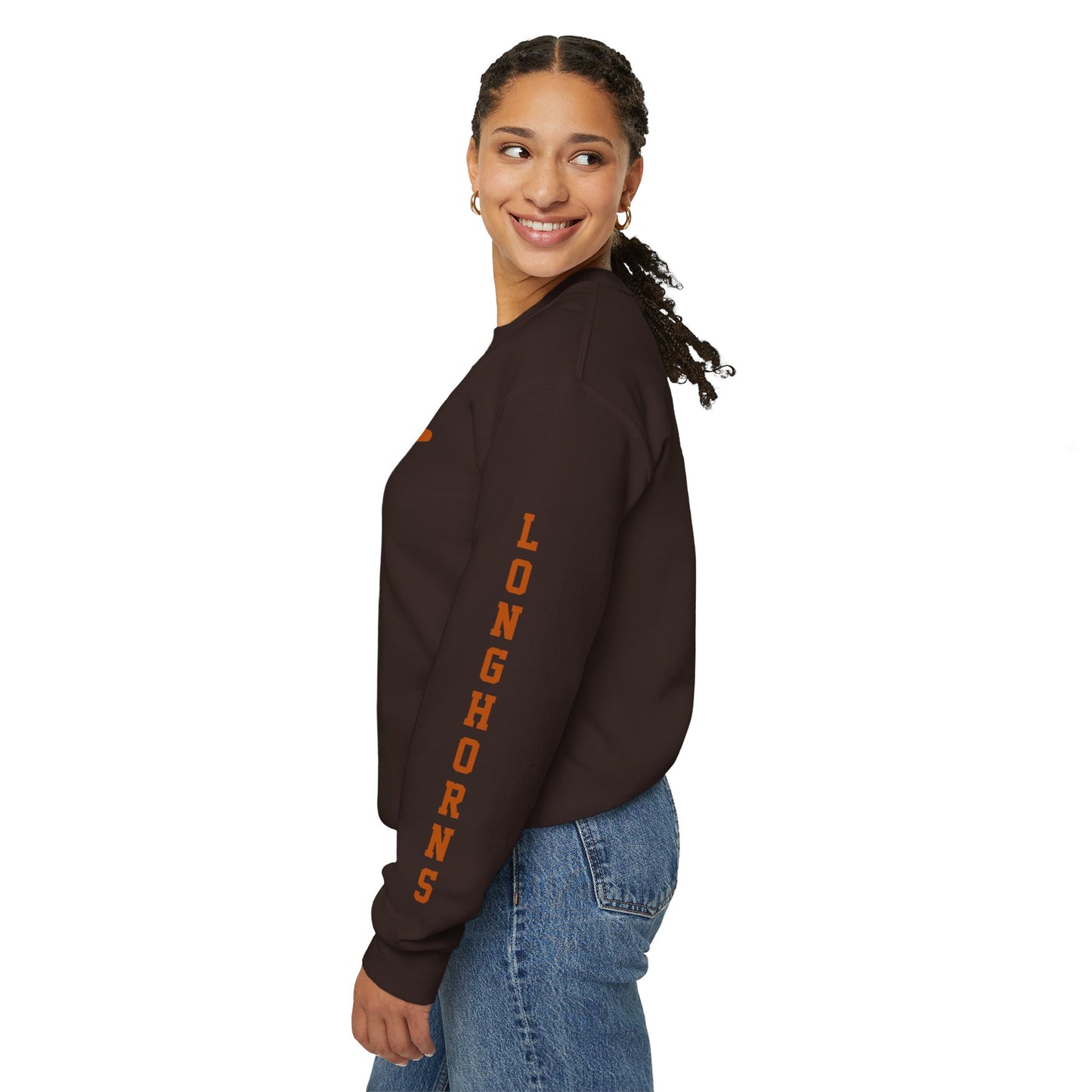 Sleeves Crewneck Sweatshirt