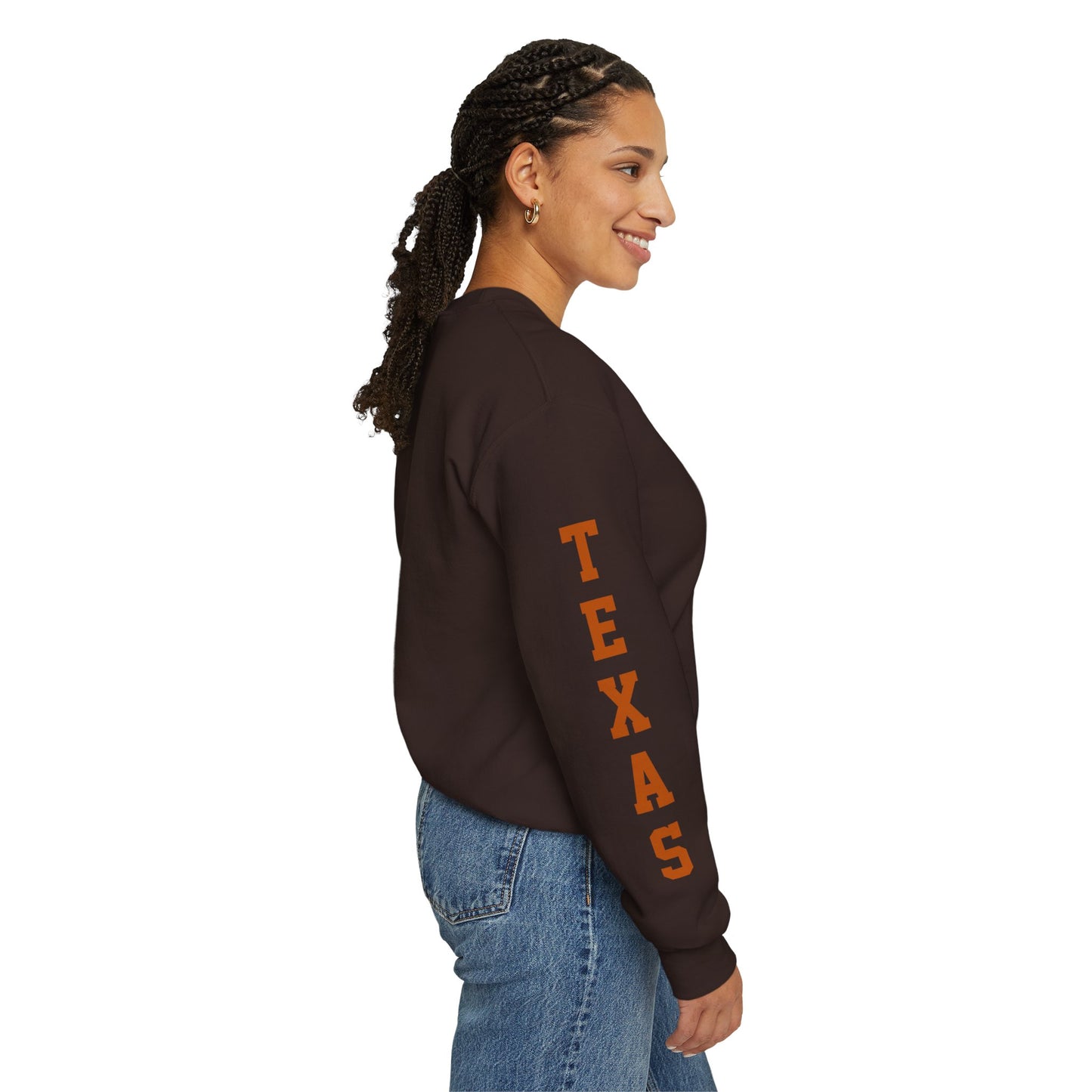 Sleeves Crewneck Sweatshirt