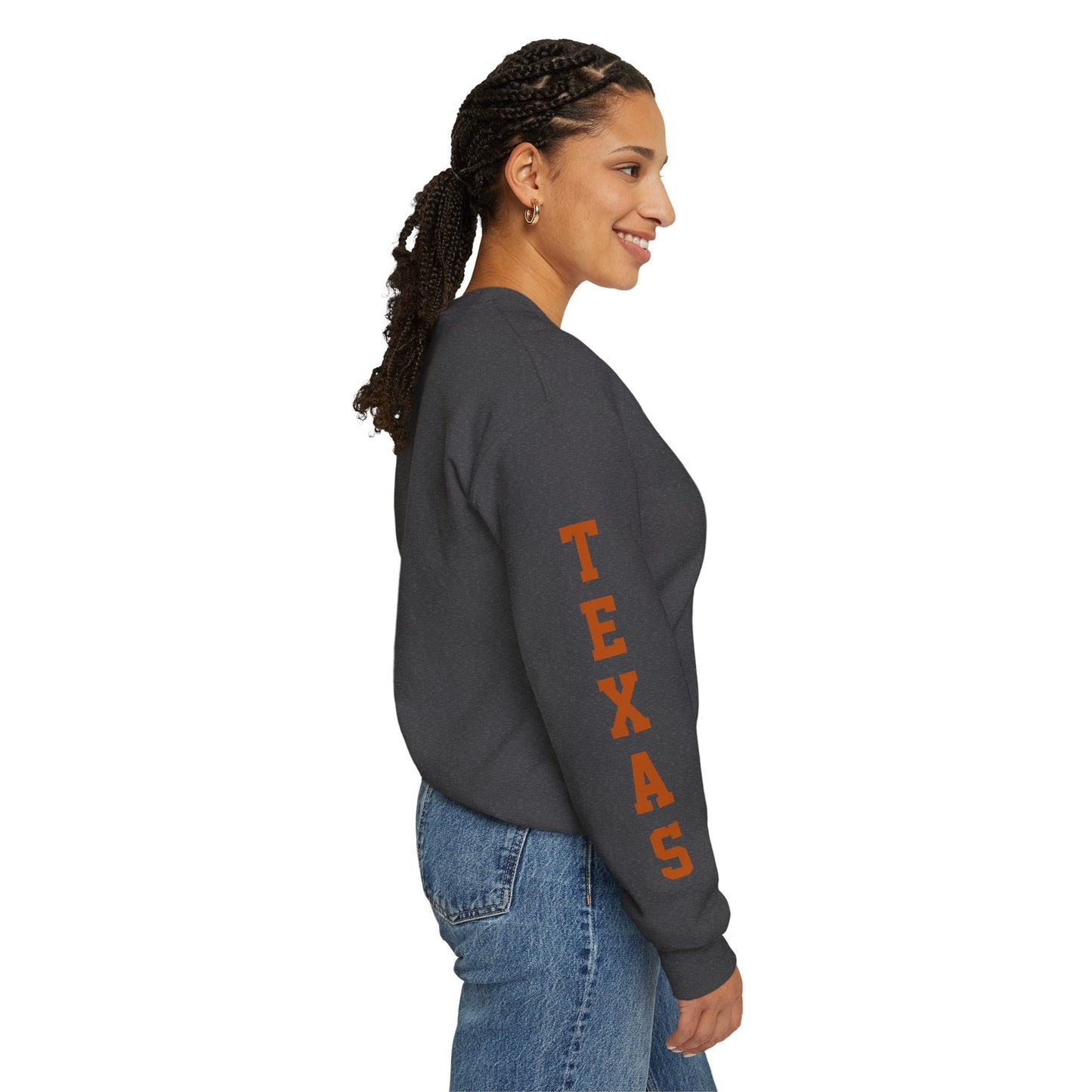 Sleeves Crewneck Sweatshirt