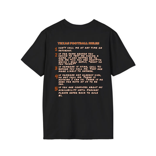 Texas Football Rules Softstyle Tee
