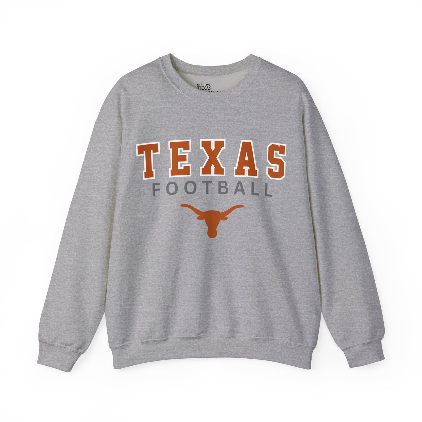 Texas Football Horns Crewneck Sweatshirt
