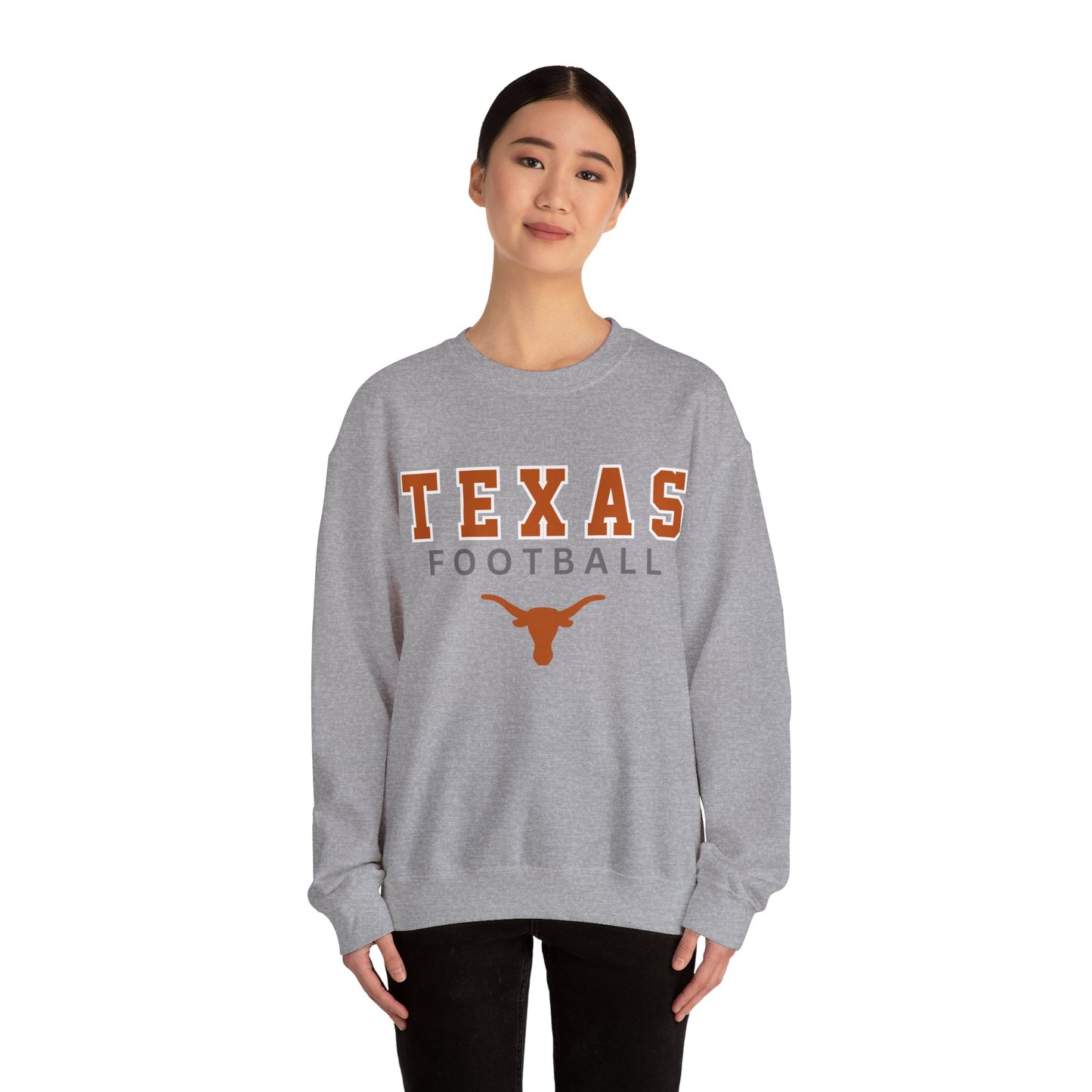 Texas Football Horns Crewneck Sweatshirt