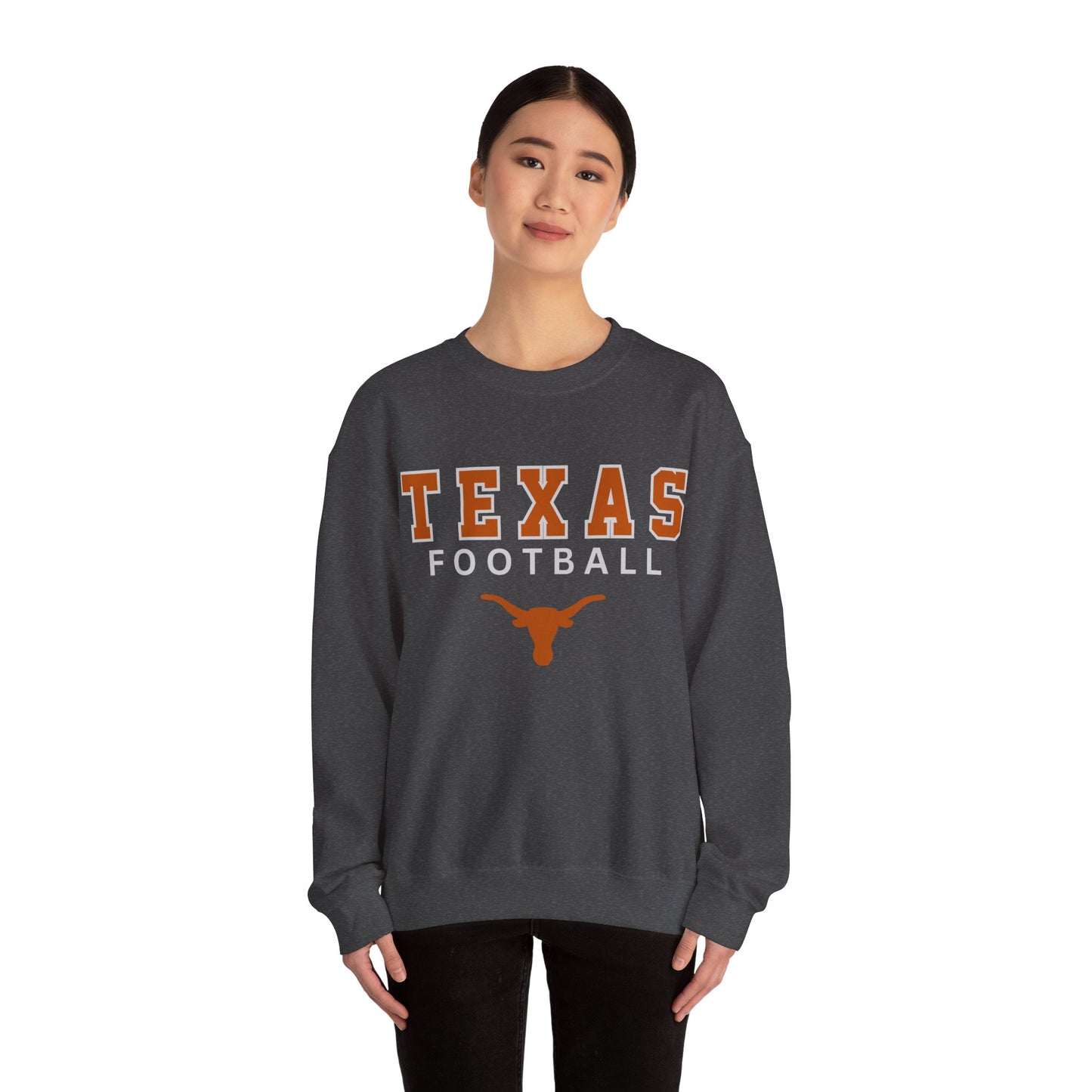 Texas Football Horns Crewneck Sweatshirt