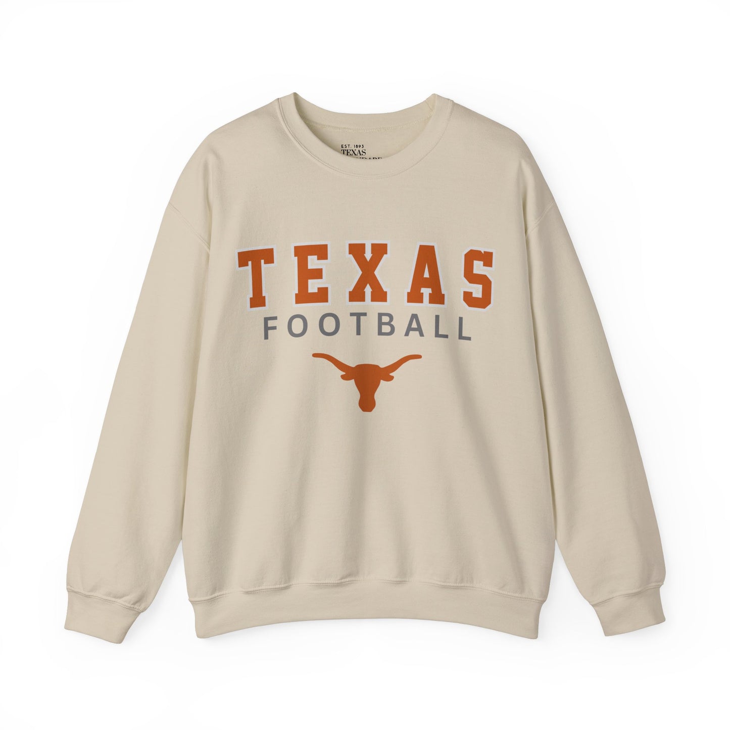 Texas Football Horns Crewneck Sweatshirt