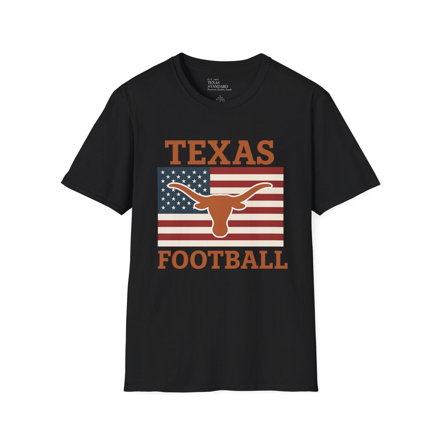 Texas Football Patriot Unisex Softstyle T-Shirt