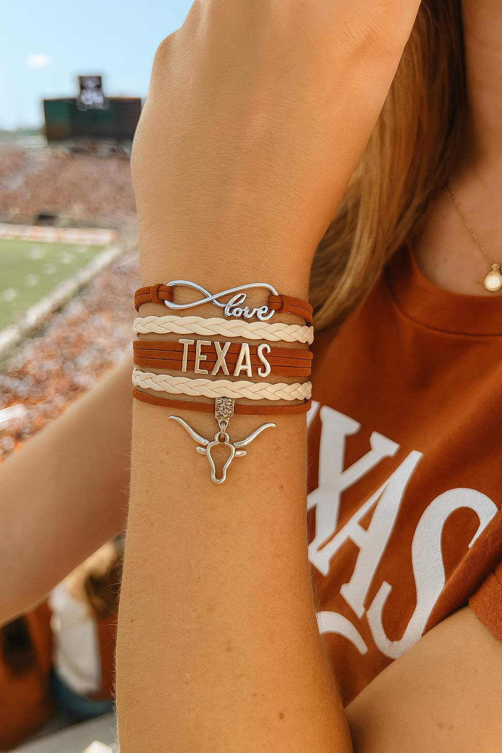 Texas Gameday Bracelet